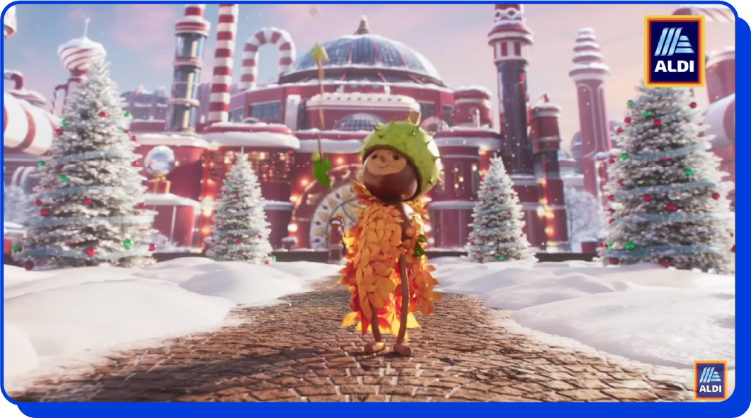 Blog / Christmas ads 2023 / Aldi ad screenshot 