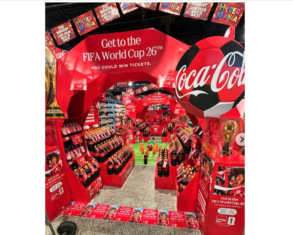 Coca-Cola in-store activation. 