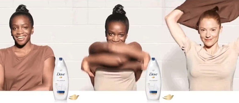 controversial Dove ad shows a black woman removing her top to reveal a white woman underneath