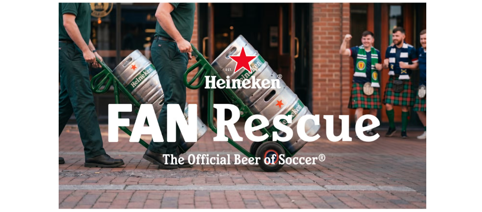 Heineken Boston beer run World Cup