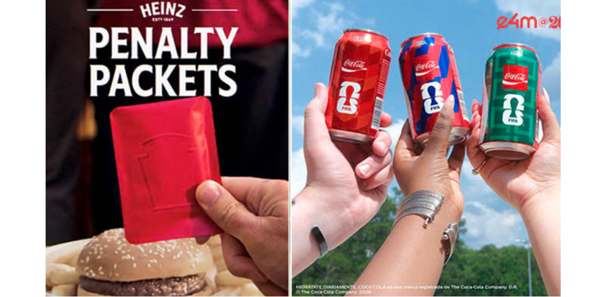 Heinz and Coke creative for the World Cup