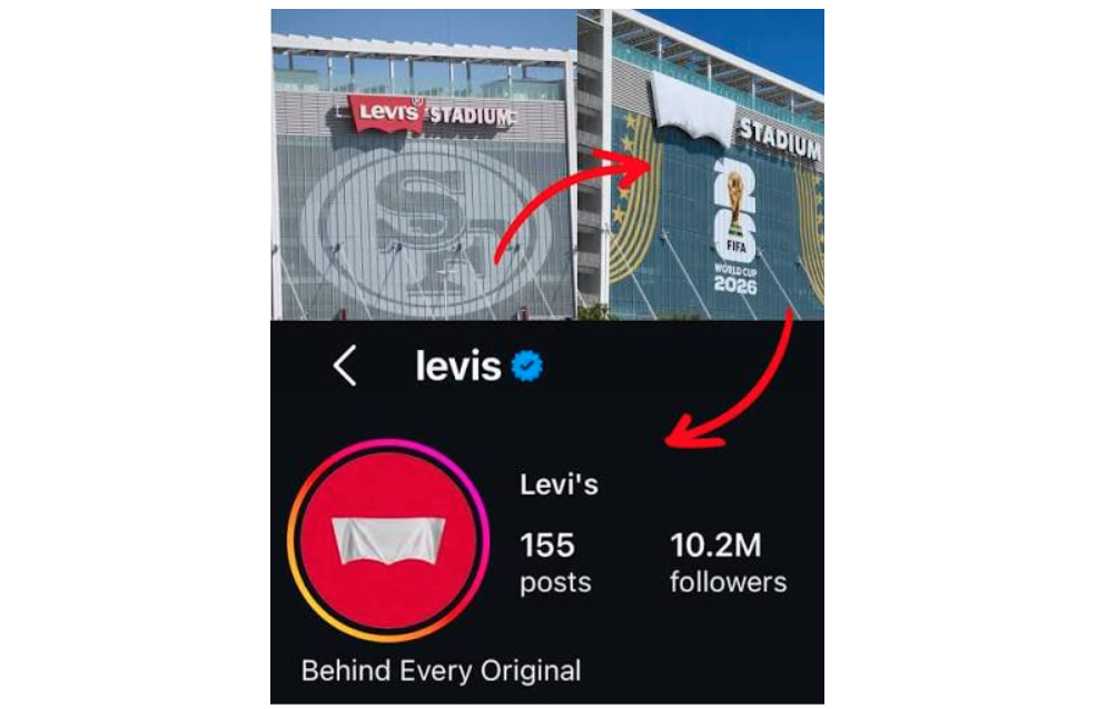 Levis World Cup social media
