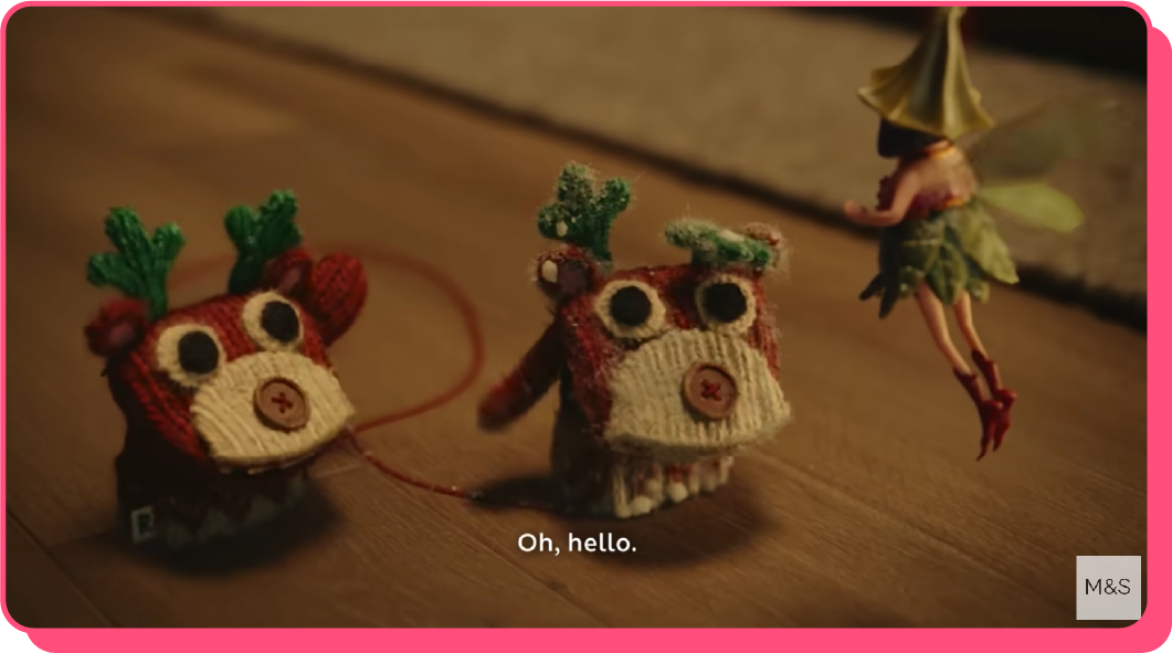 Blog / Image / M&S Christmas ad 2023 screenshot