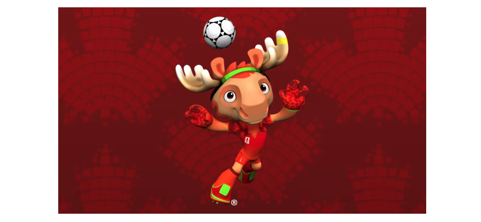 Maple the Moose FIFA mascot