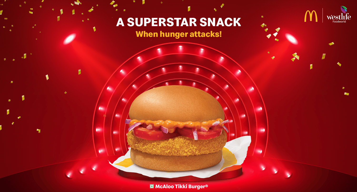 McAloo Tikki burger in India