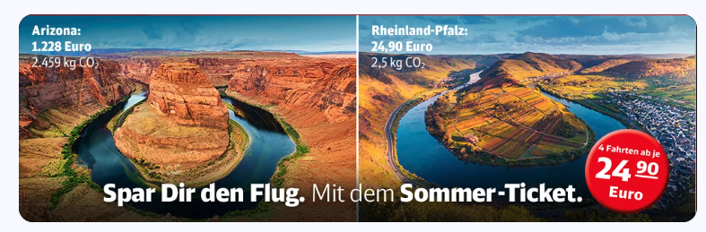 DB train advert 
