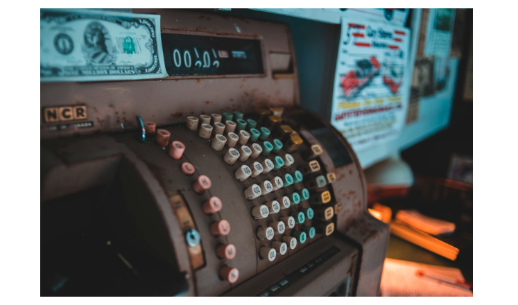 register indicating POS data from consumers