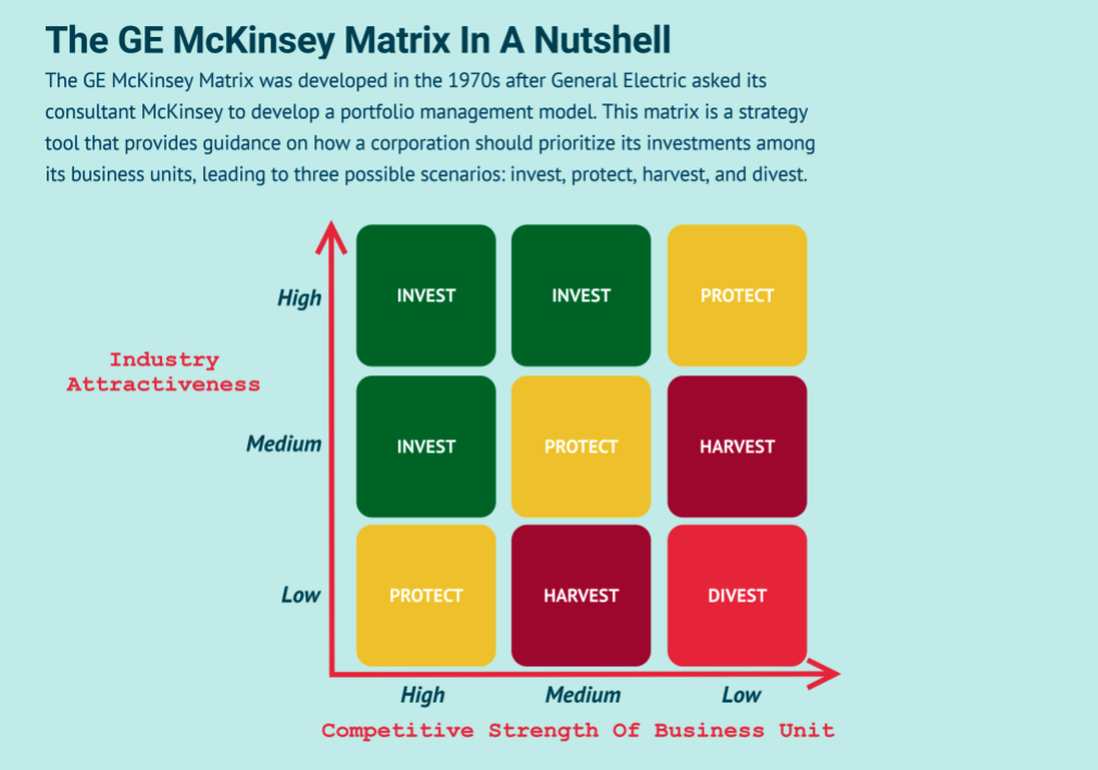 GE McKinsey Matrix