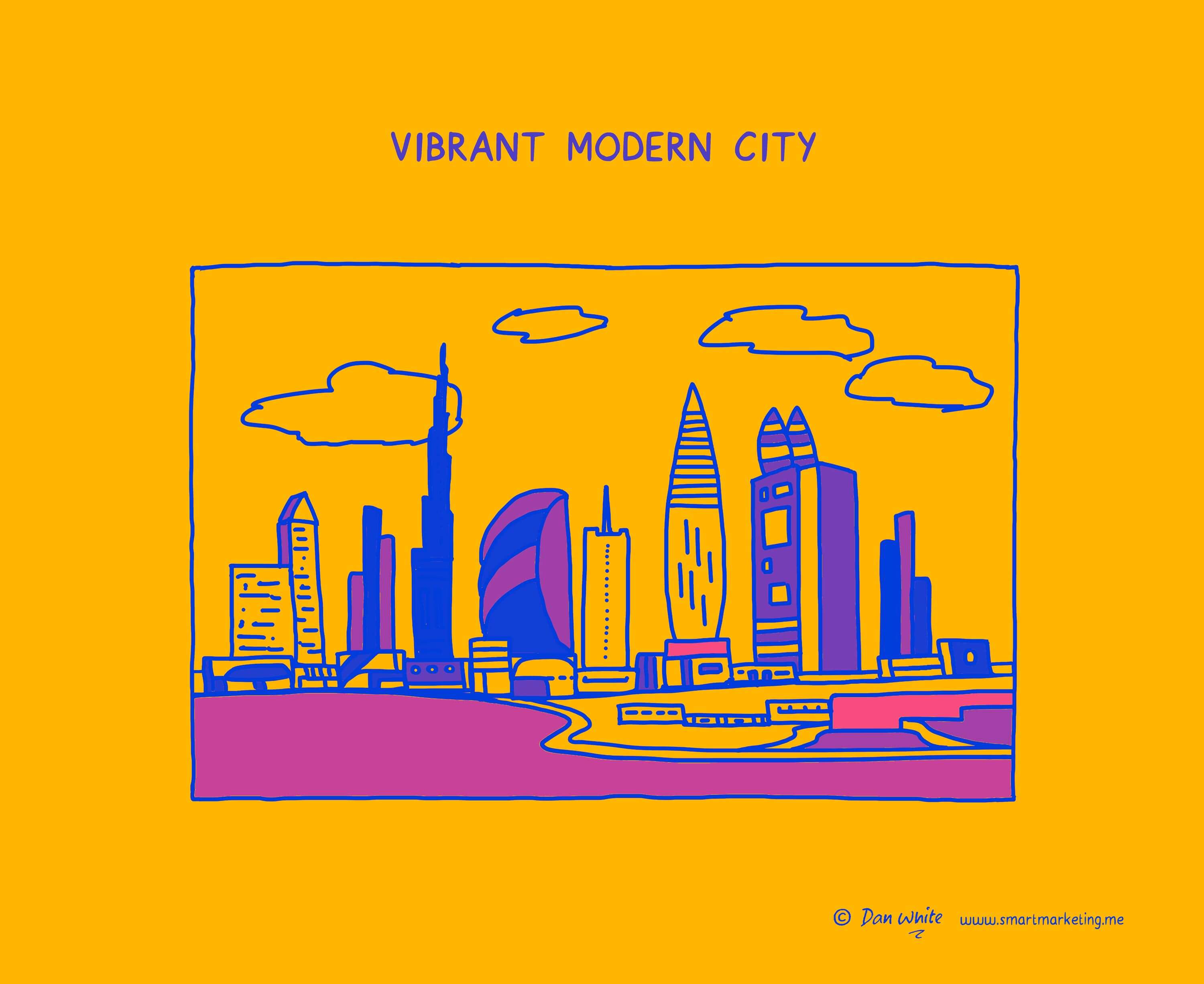Dan White - vibrant modern city