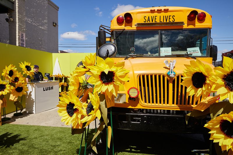 Lush’s Bloom a New Day cause at SXSW