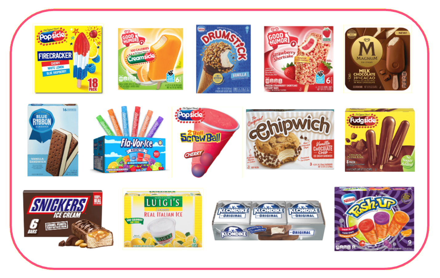 Frozen treat rankings 1