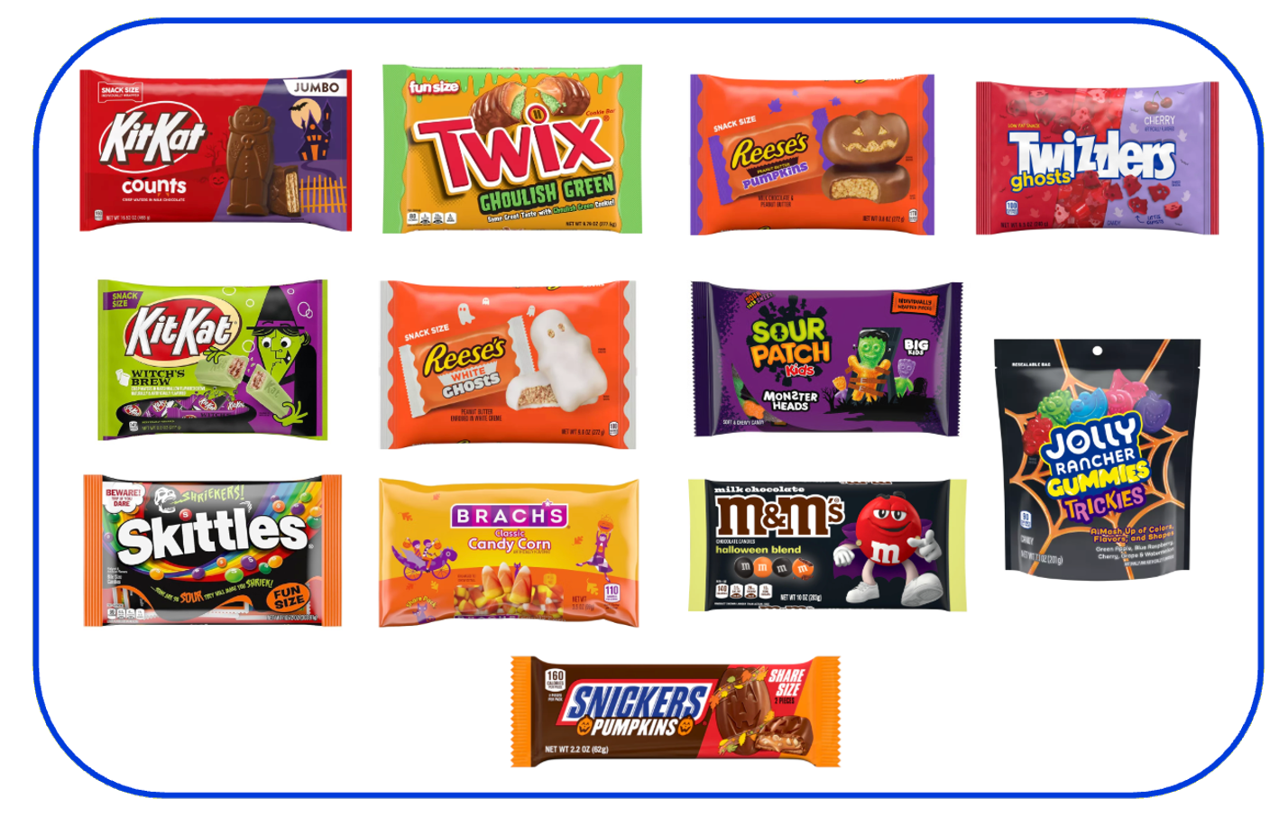 Top 12 Halloween candies of 2025