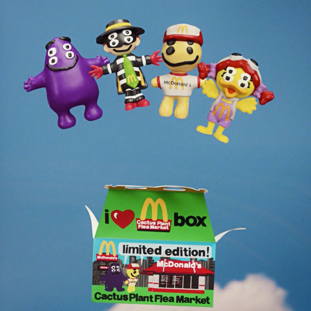 McDonald’s and Cactus Plant Flea Market partnership Happy Meals