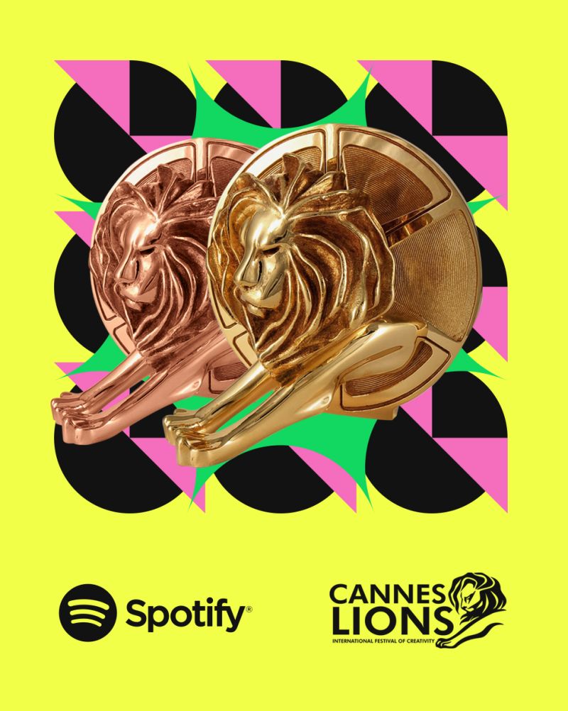 Spotify Cannes Lion award for Wrapped campaign